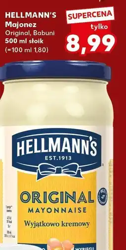 Kaufland Majonez Hellmann's Original, Babuni 500 ml słoik oferta