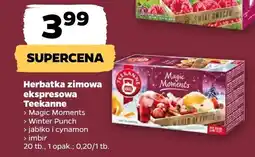 Netto Herbatka zimowa ekspresowa Teekanne Magic Moments, Winter Punch, jabłko i cynamon, imbir oferta