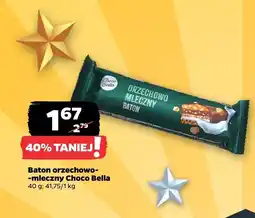 Netto Baton orzechowo-mleczny Choco Bella 40 g oferta