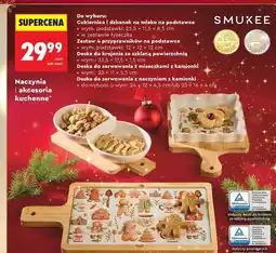 Biedronka Deska do serwowania z naczyniem kamionki Smukee Home oferta