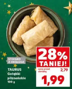 Kaufland Gołąbki pilzneńskie TAURUS 100 g Stoisko z obsługą Taurus oferta