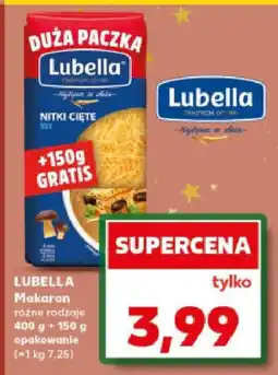 Kaufland Makaron LUBELLA różne rodzaje oferta