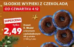 Kaufland Donut E. Wedel z kremem czekoladowym oferta