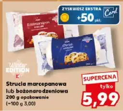 Kaufland Strucla marcepanowa lub bożonarodzeniowa 200g Kaufland oferta