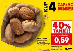 Kaufland Bułka fintes pszenne-żytnia 72g Kaufland oferta