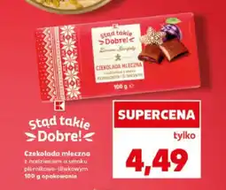 Kaufland Czekolada mleczna z nadzieniem o smaku piernikowo-śliwkowym 100g Stąd takie Dobre oferta