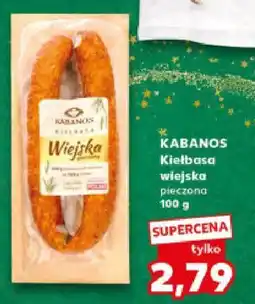 Kaufland Kiełbasa KABANOS Kiełbasa wiejska pieczona 100g oferta