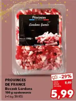 Kaufland Boczek PROVINCES DE FRANCE Boczek Lardons 150g oferta