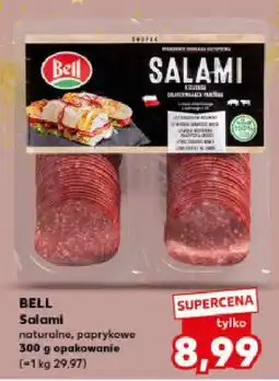 Kaufland Salami BELL Salami naturalne, paprykowe 300g oferta