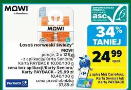 Carrefour Market Łosoś norweski świeży MOWI oferta