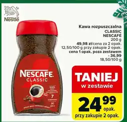 Carrefour Market Kawa rozpuszczalna Nescafe Classic oferta