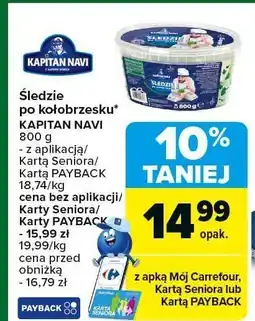 Carrefour Market Śledzie po kołobrzesku Kapitan Navi oferta