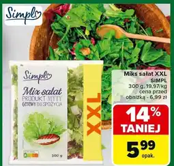 Carrefour Market Miks sałat XXL SIMPL 300 g oferta