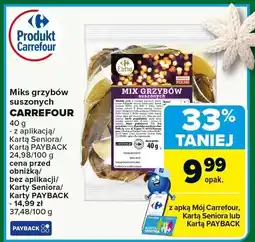 Carrefour Market Miks grzybów suszonych CARREFOUR oferta