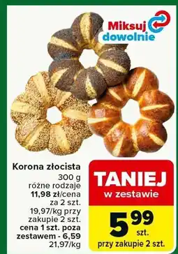 Carrefour Market Korona złocista różne rodzaje Carrefour Market oferta