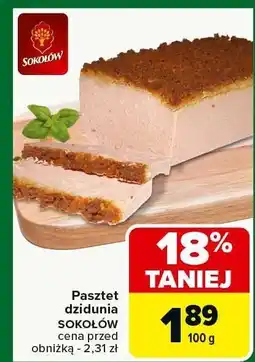 Carrefour Market Pasztet dzidiunia Sokołów oferta
