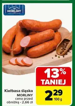 Carrefour Market Kiełbasa śląska MORLINY oferta