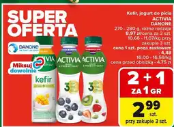 Carrefour Market Kefir, jogurt do picia Activia Danone Danone Activia oferta