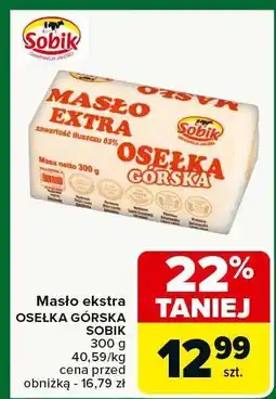 Carrefour Market Masło ekstra Osełka Świdnicka Sobik oferta