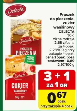 Carrefour Market Proszek do pieczenia, cukier wanilinowy DELECTA oferta