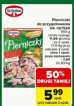 Carrefour Market Pierniczki do przygotowania DR. OETKER oferta