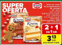 Carrefour Market Krem do ciasta do przygotowania DR. OETKER oferta