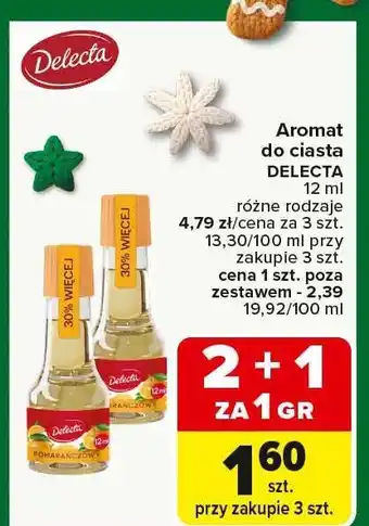 Carrefour Market Aromat do ciasta DELECTA oferta
