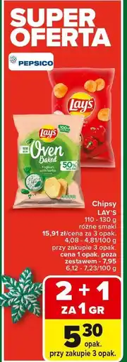 Carrefour Market Chipsy LAY'S różne smaki PepsiCo oferta