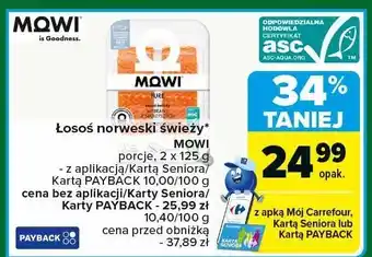 Łosoś norweski świeży MOWI