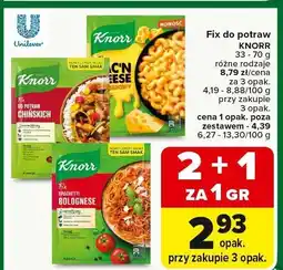 Carrefour Fix do potraw Knorr oferta