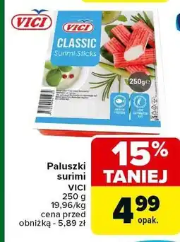 Carrefour Paluszki surimi Vici Classic Krabowe oferta