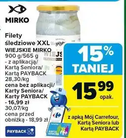 Carrefour Filety śledziowe XXL Wiejskie Mirko oferta