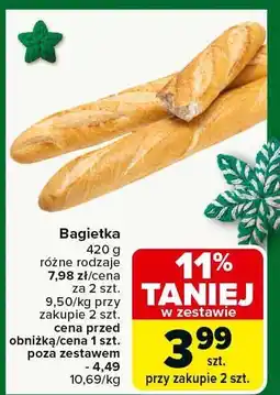 Carrefour Bagietka różne rodzaje Carrefour oferta