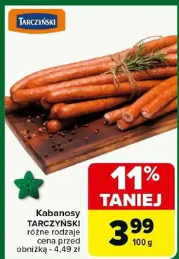 Carrefour Kabanosy TARCZYŃSKI różne rodzaje oferta