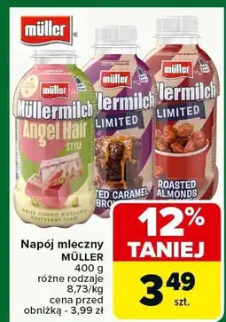 Carrefour Napój mleczny Müllermilch Limited oferta