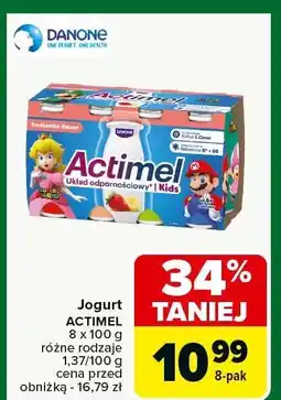 Carrefour Jogurt Actimel Danone Danone Actimel oferta