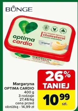 Carrefour Margaryna Optima Cardio Bunge oferta