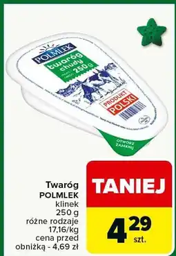 Carrefour Twaróg POLMLEK klinek oferta