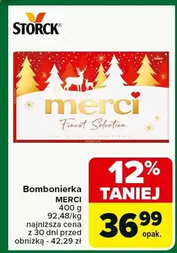 Carrefour Bombonierka MERCI STORCK Finest Selection oferta