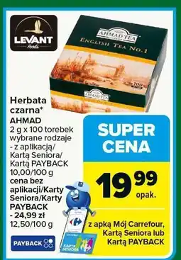 Carrefour Herbata czarna AHMAD oferta