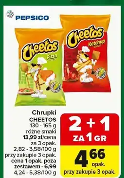 Carrefour Chrupki CHEETOS różne smaki PepsiCo oferta