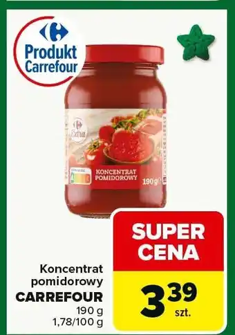 Carrefour Koncentrat pomidorowy CARREFOUR oferta