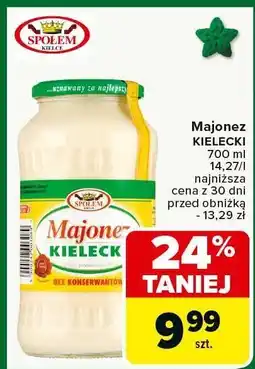 Carrefour Majonez KIELECKI SPOŁEM Społem oferta