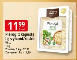 E.Leclerc Pierogi z kapustą i grzybami/ruskie Virtu z serem, z mięsem oferta