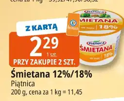 E.Leclerc Śmietana 12%/18% Piątnica oferta