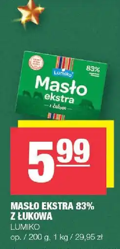 Spar Masło ekstra 83% z Łukowa Mlumko oferta