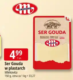 E.Leclerc Ser Gouda w plastrach Mlekovita oferta