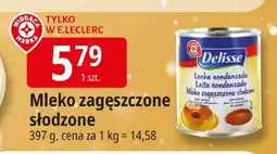E.Leclerc Mleko zagęszczone słodzone Delisse oferta