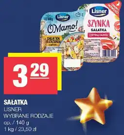 Spar Sałatka Lisner wybrane rodzaje oferta