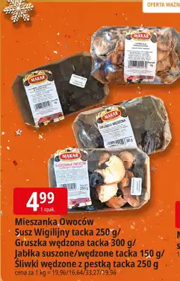 E.Leclerc Mieszanka Owoców - Śliwki wędzone z pestką tacka 250g Makar oferta